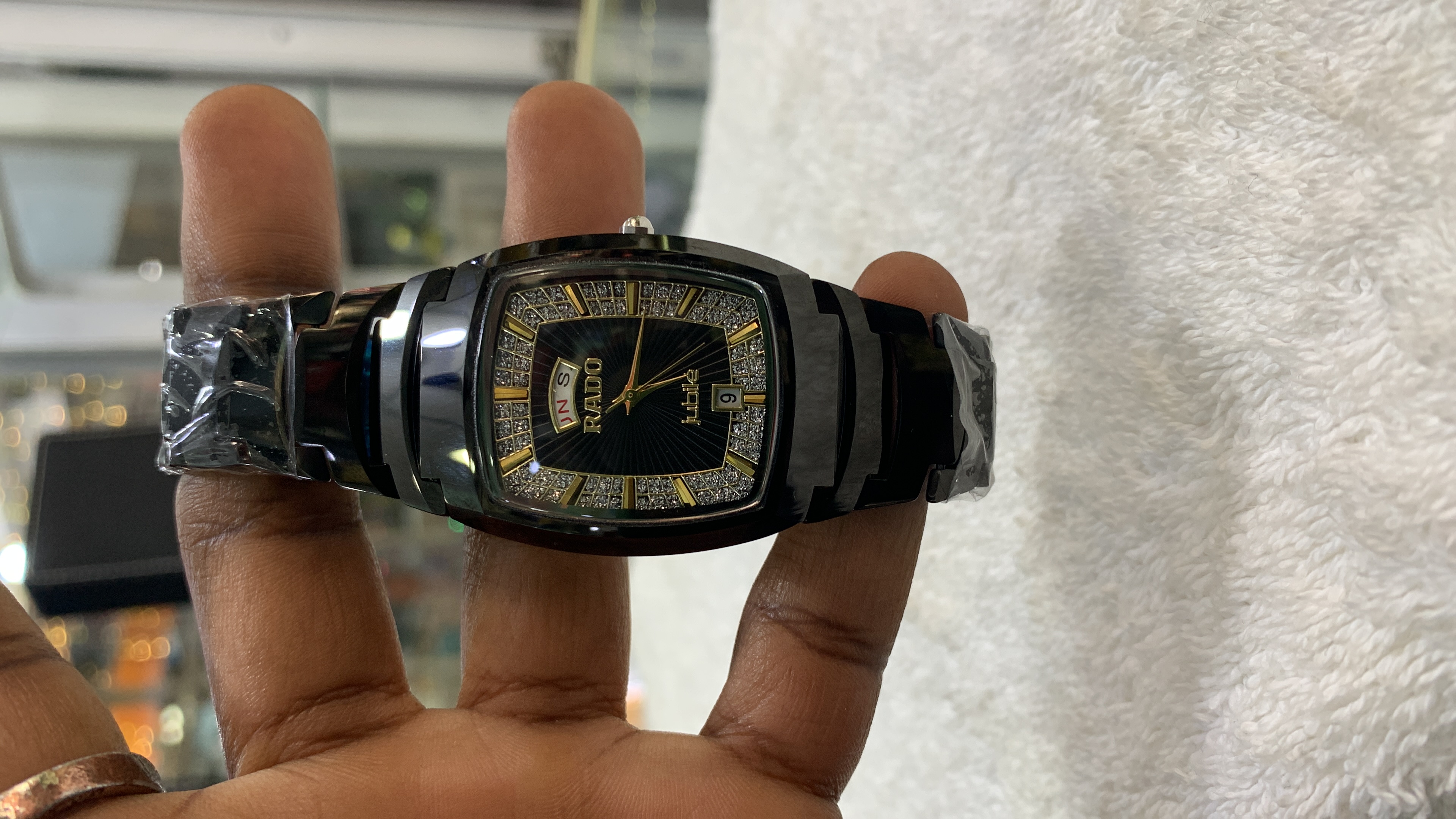 Rado black chain