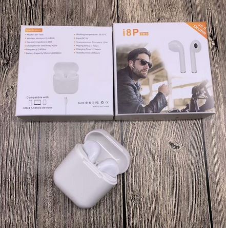 smart Headset Bluetooth 4.2 Sport True Wireless I8P Airpods Earphone