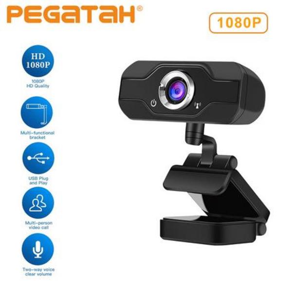 1080p Webcam 4K Web Camera with Microphone PC Camera 60fps Webcam Full HD 1080p Web Cam for Computer Web Cam for PC USB Camera