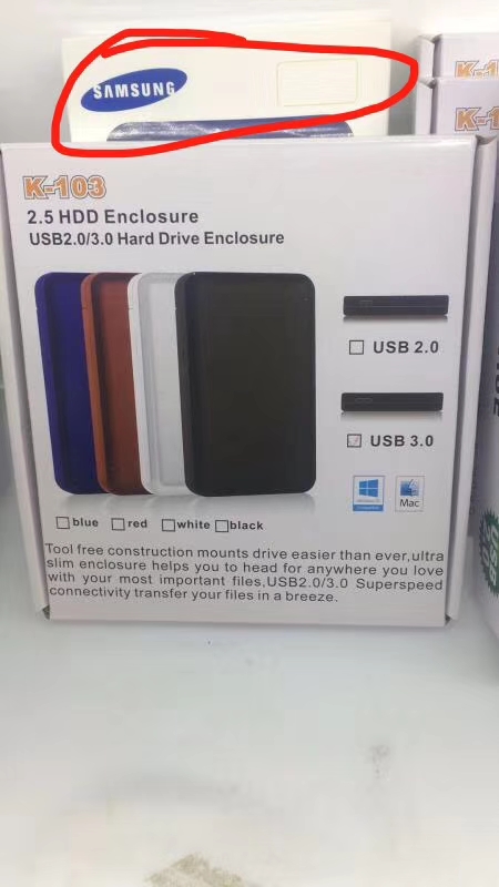 Hard Drive Enclosure - USB 2.0/3.0