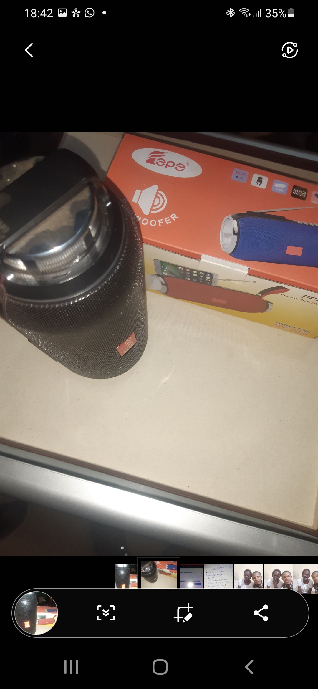 Fm radio with USB-TF Bluetooth music player