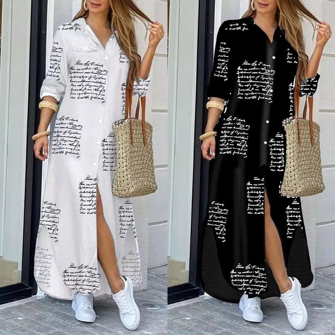 Black and white dress