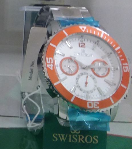  METAL BAND CHRONOGRAPH ORANGE
