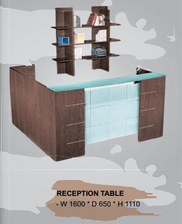 One or Two Person Reception Desk All-Purpose Counter Desk